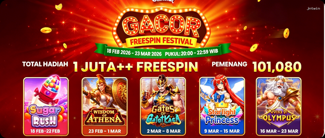 Login jntwin Sekarang Bonus Melimpah